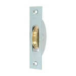 1&frac34;" Brass Wheel Sash Pulley Square End - Steel