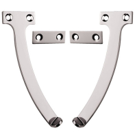 6inch Quadrant Stay - Satin Chrome