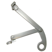 7inch Fanlight Stays (Recessed) - Silver