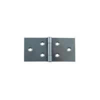 1.5inch No 400 Cranked Backflap Hinge (Pair) - Self Colour