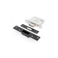 British Standard 5 Lever Deadlock 3inch - Black