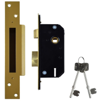 5 Lever Sashlock 2inch - Polished Brass