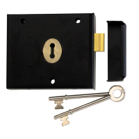 Union Rim Deadlock 4.5inch (D/Hand) - Black