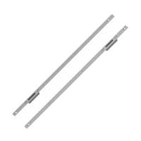 Winkhaus 2 Piece Surface Adjustable Keep Set For Size 2 Multipoint Locks - 872mm