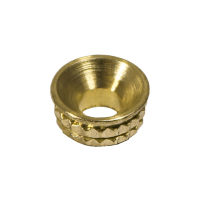 Solid Brass Inset Cups for 4.0, 4.2, 4.5 Screws (8)