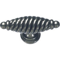 Twister T Handle - Antique Pewter