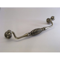 Twister Drop Bar Handle 160mm - Antique Pewter