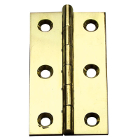 2inch Solid Drawn Butt Hinge (Pair) - Polished Brass
