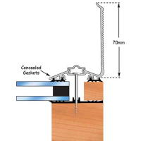 Exitex - Capex 50 Wall Finishing Profile + Rag 45 2.4m - White