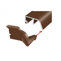 POSILOK 24 END CAP (Pair) - BROWN