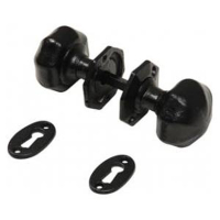 Kirkpatrick (3070) - Octagonal Mortice/Rim Set 2 ¼inch - Black