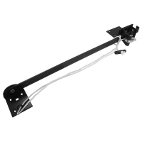 Garage Stay/Holder 24inch (Narrow Lintel) - Black