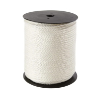 White Pre-Stretched Nylon Sash Cord - 6mm - 100m