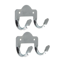Metal Tool Storage Hook 75mm (2 Pack) (20kg Max Load)