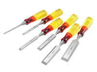 Irwin Marples 6 Piece Splitproof Handle Bevel Edge Chisel Set