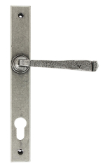 Pewter Patina Avon Slimline Lever Espag. Lock Set