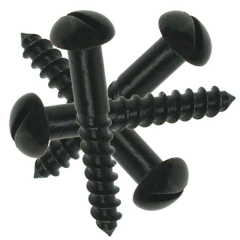 Black Round Head Screws