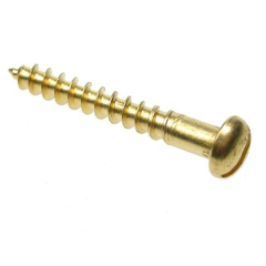 Brass Slotted Round Head Screws