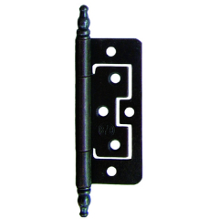 Finial Flush Steel Hinge