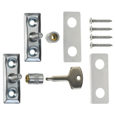 ERA Locking Pins for Casement Stay - Satin
