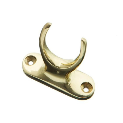Pole Hook Holder - Brass
