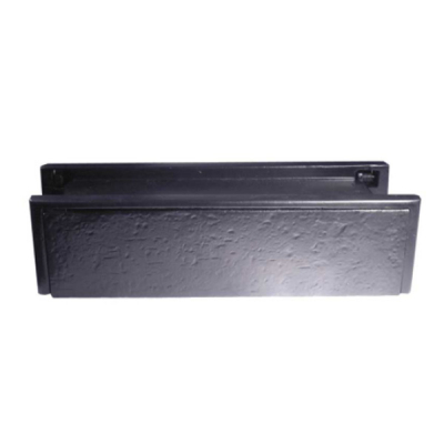 Black Sleeved Letter Plate 274mm x 71mm