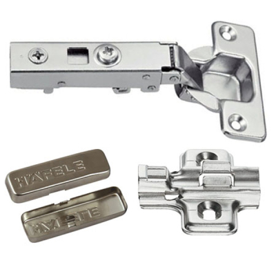 35mm Cup Self Closing Full Overlay 110º Hinge (PR) - Satin Nickel
