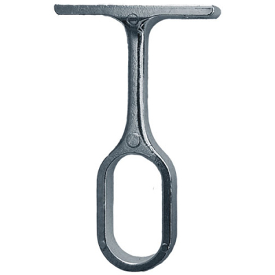 Wardrobe Centre Support - Polished Chrome