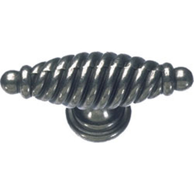 Twister T Handle - Antique Pewter
