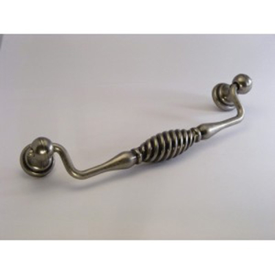 Twister Drop Bar Handle 160mm - Antique Pewter