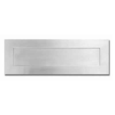 Letter Plate 300 x 102 - Satin Stainless Steel