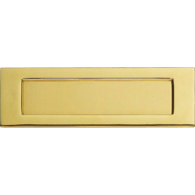 Carlisle Letter Plate 257mm x 81mm - Polished Brass