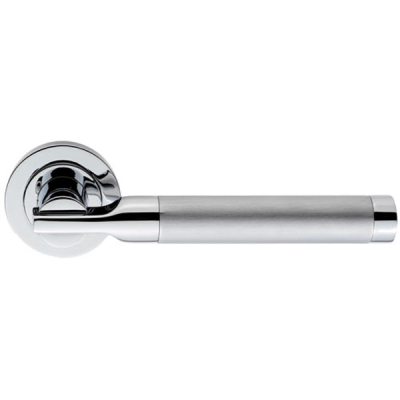 Azul Lever On Rose - Polished Chrome / Satin Chome