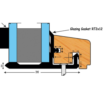 Exitex - Standard Lokbead 36mm X 50mm - Brown