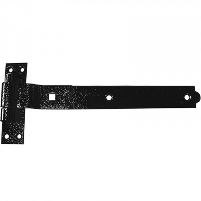 48Inch Cranked Hook & Band Hinge (Pair) - Black