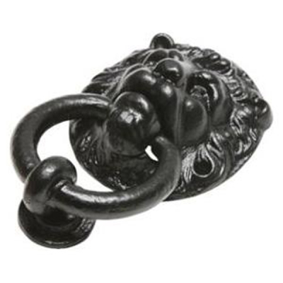 Kirkpatrick (896) - 4Inch Lion Head Knocker - Black