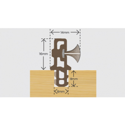 Exitex Partex Bead 3m - Brown