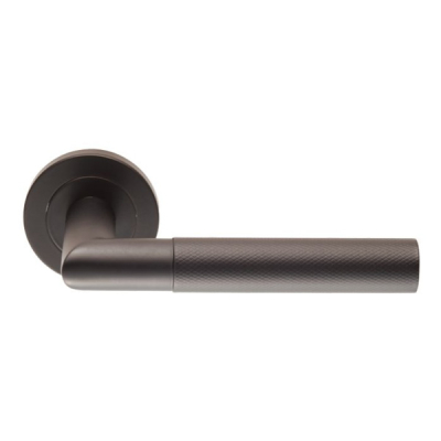 Crown Lever Handles on Rose (Set)