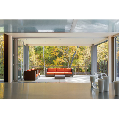 Centor E3 4L Bi-Folding Kit - 3000mm Tracks, No Seals, SSS Finish (Opening Outwards)