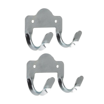 Metal Tool Storage Hook 75mm (2 Pack) (20kg Max Load)